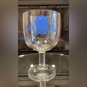 70s Pabst Blue Ribbon Beer Goblet